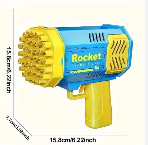 Rocket Bubble Machine Gun – Fun Automatic Bubble Blaster for Kids & Parties